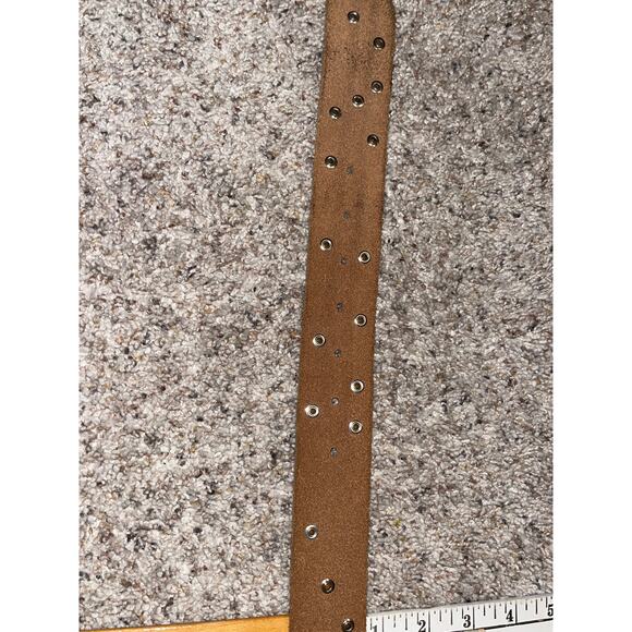 Ed Hardy True Love Belt White Stripes Rhinestone Medium Vintage Y2K - Picture 8 of 9